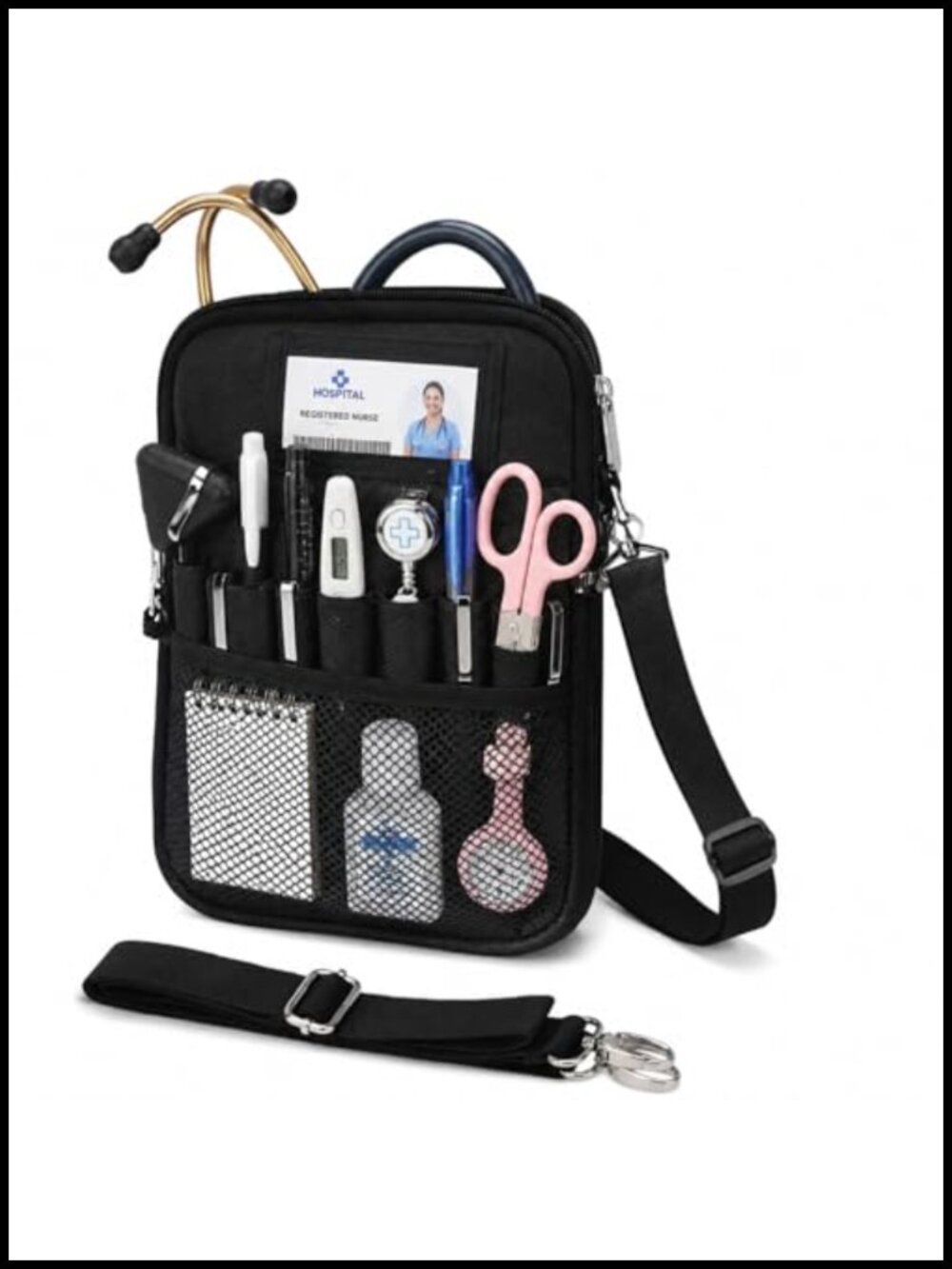 4-in-1 Nurse Fanny Pack Medical Gear Pockets Water-Resistant